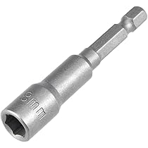 Dilwe Embout à Douille Kit De Douilles Hexagonales Extra Longues 7