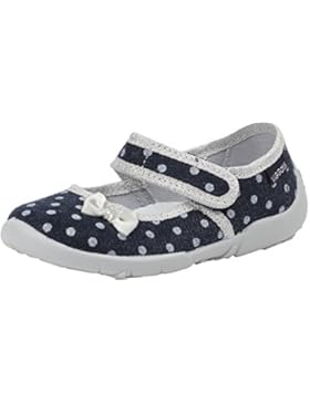 Viggami Mädchen Hausschuhe mit Klettverschluss Sara