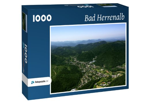 Preisvergleich Produktbild Bad Herrenalb - Puzzle 1000 Teile mit Bild von oben