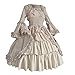 Produktbild MakefortuneDamen Damen Renaissance Kleid Mittelalter Kostüm Kostüm mit hoher Taille Tutu Kleid mit Flare Ärmel für Cosplay Leistung