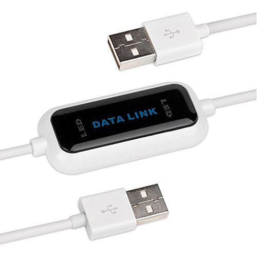 Easy-Link USB 2.0 Link-Kabel Daten-Kabel PC zum PC Direkt Transfer Copy, 1.5M USB 2.0 Data Link Cable Data Transfer Cable from PC to PC for Windows 10/ 8.1/ 8/ 7/ Vista/ XP