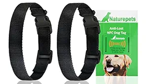 Naturepets Bark Collar Extra Strap Strap Nylon Belt for All Vibrating and Static Shock Anti Bark Training Collars for Dogs Collar Only (2 Collars)