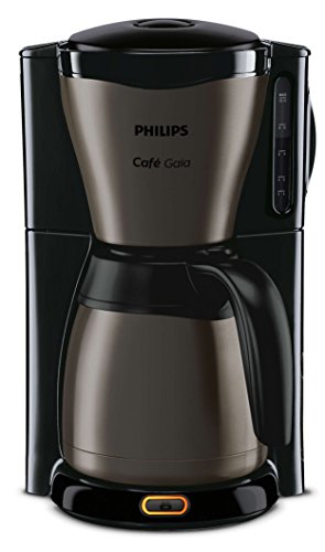 spécification Philips Café Gaia Collection HD7547/80 libre installation machine à café avec filtre 1.2L 12tazze Noir, Titane Machine pour le café