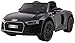 Produktbild BSD Elektro Kinderauto Elektrisch Ride On Kinderfahrzeug Elektroauto Fernbedienung - Audi R8 Spyder RS 2.4 GHz - Schwarz Metallisch