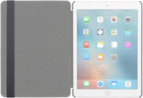 StilGut Pencil-Halter für Apple iPad Pro 9.7″ und iPad Pro 10.5″ aus echtem Leder (V2 verbesserte Variante) mit Lightning Adapter-Fach & Lasche. Stift-Halterung zur sicheren Aufbewahrung des Apple Pens, Schwarz Nappa - 9