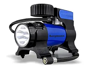 SS Bergmann Typhoon Heavy Duty Metal Car Tyre Inflator (Blue)