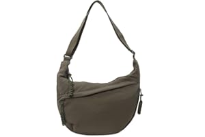 AiNinXun Crescent Bag for Women Crossbody Bag Nylon Dumpling Bag Side Bag with Adjustable Strap Half Moon Bag Sling Shoulder Bag Large Capacity Cross Body Bag for Travel Casual Eveyday