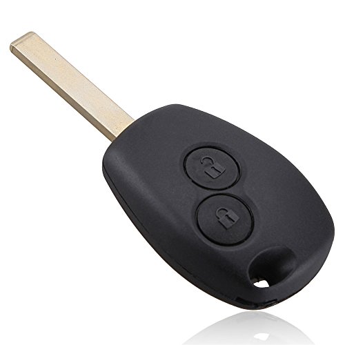LianLe 2 Botón Carcasa de Mando Key para Renault Modus Clio 3 Kangoo Twingo