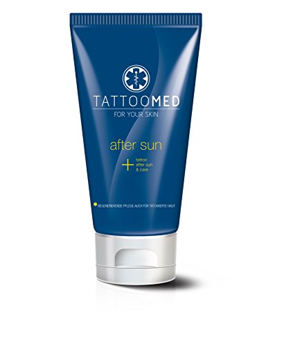 TattooMed Tattoo-Pflege für tätowierte Haut, Set mit Tattoo-Sonnenschutz/Farbschutz für Tattoos, Tattoo Pflege & After Sun Creme, 3er Pack - 4