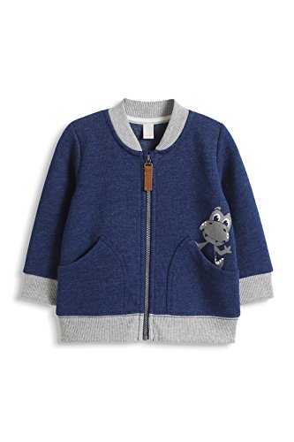 ESPRIT Baby-Boys 095EEBJ003 Dino SS Sweatshirt, Blue (Navy), 3-6 Months (Manufacturer Size:68)