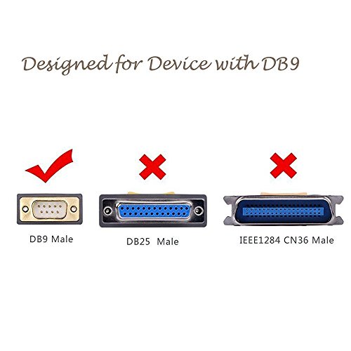 Top-Longer USB auf RS232 Seriell Adapter Konverter Kabel USB Seriell DB9 mit PL2303 Chipsatz für Windows Mac OS X 10.11 - 7