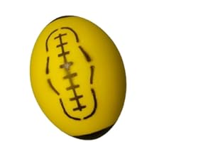 REDIFY Childs Junior Tots Soft Foam Sponge Rugby Balls Pack of 4