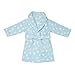 BABYTOWN Baby Girls Boys Star/Heart Fleece Dressing Gown Robes Super Soft Cosy
