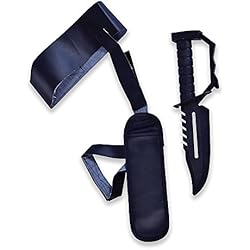 Bristol Novelty Novelty-BA977 BA977 Étui de Couteau pour Cheville, Adulte Unisexe, Noir, taille unique