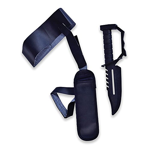 Bristol Novelty Novelty-BA977 BA977 Étui de Couteau pour Cheville, Adulte Unisexe, Noir, taille unique