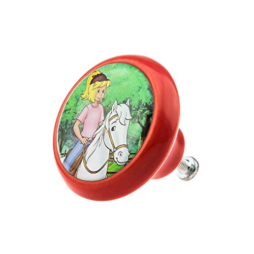 Preisvergleich Produktbild Möbelknopf 002 Bestseller Bibi Blocksberg 03083R Rot