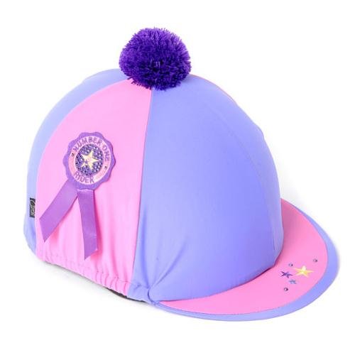 Carrots-Pink-Rosette-Horse-Riding-Hat-Cover-One-Size
