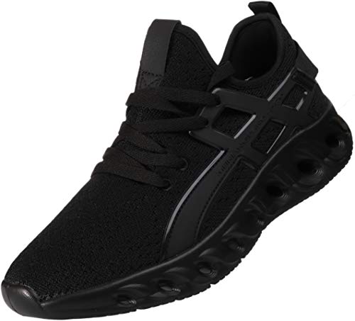 BRONAX Scarpe da Trail Running Uomo Sportive Fitness Running Sneakers Basket Comode per Camminare Jogging Sport Outdoor Scarpette Rosso 40 EU