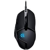 Logitech G402 Hyperion Fury USB Wired Gaming Mouse, 4,000 DPI, Lightweight, 8 Programmable Buttons, Compatible for PC/Mac - B