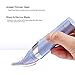 Bikini Trimmer, 4 in 1 Women Shaver Eyebrow Trimmer Nose Trimmer Battery Operated Bikini Grooming Kit Mini Portable Design Women Groomer Kit for Bikini Area/ Armpit / Arm / Leg Battery included ( Blue )