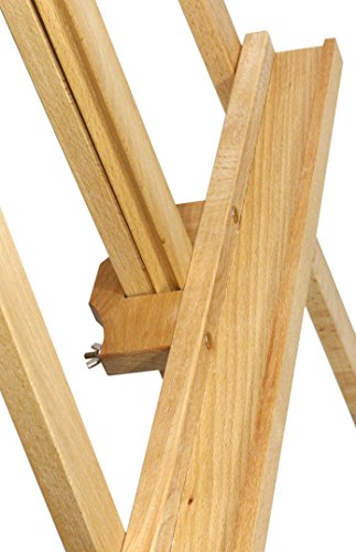 Staffelei COMO aus Buchenholz (FSC®-zertifiziert), Keilrahmen bis 130cm, Höhe bis 230 cm, Qualität vom Fachhändler - 8