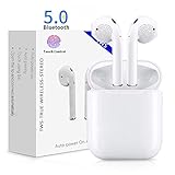 💯【Ergonomisches Design, geringes Gewicht: keine Drähte verwickelt. Ultraleichtes und ergonomisches Design, um 45 Grad geneigt, um Sicherheit und Komfort zu gewährleisten, für jedes Ohr geeignet. Wenn Sie diese Bluetooth-Headsets längere Zeit tragen, werden Sie sich nicht unwohl fühlen.