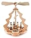 Produktbild DREGENO Seiffen Pyramide mit Christi Geburt, Holz, Natur, 20 x 20 x 26 cm,