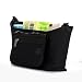 KRY Baby Pram Stroller Hanging Bags for Travel Holiday Outdoor Cup Bottle Drinks Food Holder Organizer Storage Bag (Black)
