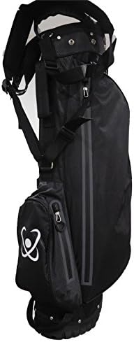 100% GUARANTEED Waterproof 7.5 Inch Golf Stand Bag - Black/Charcoal
