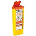 SharpsGuard Orange 0.5 Litre Sharps Bin with Non-Return Valve