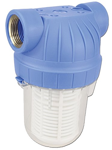 GPV5M1″. Vorfilter für Garten Pumpen und Hauswasserwerke 1L, Schmutzfilter Sandfilter. Pumpenvorfilter mit Filtereinsatz 5Zoll, Messing-Innengewinde 1 Zoll. NEUHEIT: Doppel O-Ring Dichtung. - 2