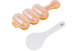 Rosojodg Reiskugelformer - Sushi Maker Set - Reiskugelform aus Polypropylen - Inklusive Reislöffel - Kochen und Essen