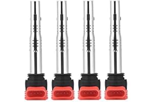 Germban 06E905115E 07K905715F Left corner 4X Ignition Coil For A-D A4 S4 A5 A6 S6 Alroad A7 A8 Q5 Q7 R8 2.8 3.0 3.2 V6 4.2 V8…