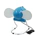 CONNECTWIDE® Bullet USB mini Fan with adjustable angle (Sky Blue Colour) RS.465.00