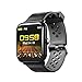 Produktbild JBC Fitness Smartwatch/Uhr mit Herzfrequenz, Schrittzähler Pulsmesser Schlafmonitor Kalorienzähler Beachten Kompatibel mit iOS Android Handy Lange Standby-IP67 Smartwatch (Grau)