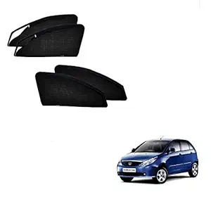 Kozdiko Zipper Magnetic Sun Shades Car Curtain for Tata Indica Vista