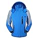 Produktbild Amphia - Bergsportbekleidung für Herren - Beheizte Jacken - Winter Herren Beheizte Jacke Mit Kapuze Windjacke Draußen Sport Wasserdichte Regenmäntel(Blau,XL)