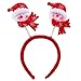 Produktbild 19.9 Chinesisches Geschäft Weihnachten Stirnband, 10 Stück, Stilvolle Weihnachten Thema Stirnbänder Kind Kopfschmuck Geschenk für Junge Mädchen