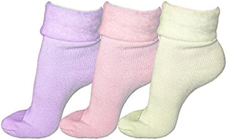 3 PAIRS LADIES GIRLS ULTRA SOFT THERMAL FLEECY BRUSHED WARM WINTER BED SOCKS