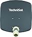 Price comparison product image Technisat Digidish 33 Satellite Dish 33cm with Mounting and Single LNB - Grey