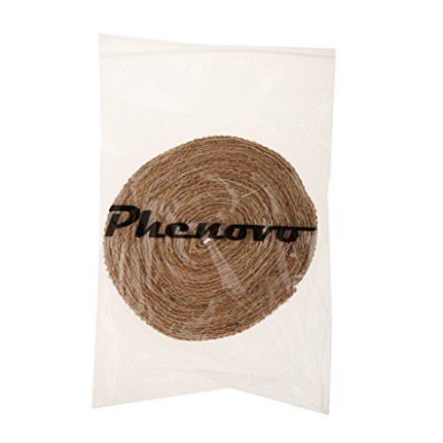 Phenovo 10m Hessischen Sackleinen Band Für Hochzeit Weihnachtsfertigkeit Dekor – wie bild, 10m x 2.5cm - 3