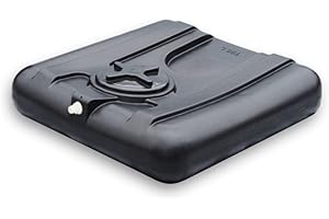 Varile Douche de jardin solaire 100 l avec valve de remplissage et pommeau de douche