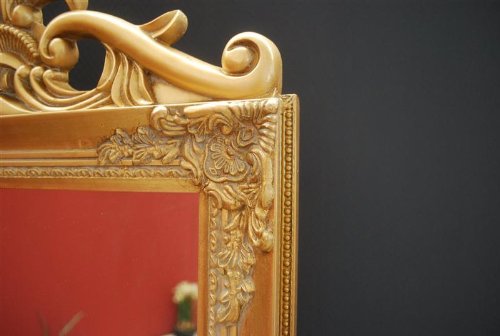 Livitat LV8753-G antik barock Ankleide-/Standspiegel Landhaus, 180 cm, gold - 4