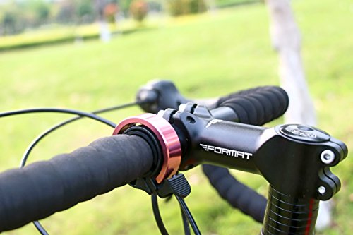 Anyyion Fahrrad glocke Und Fahrradklingel Für Road TT Mountain Bikes； （groß 31.8 mm） - 4