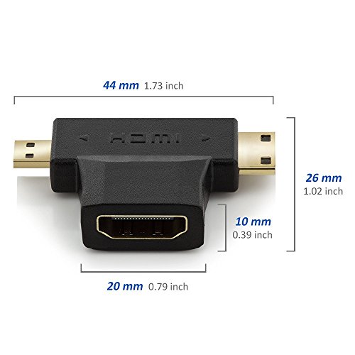 Homelink HDMI-Kabel, 2 in 1 D & C Male to HDMI Female, Stück: 1 - 4