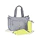 Produktbild okiedog Wickeltasche URBAN grau (METRO)