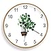 Produktbild Digitale Wanduhr/einfache Wanduhr, Runde stumme dekorative Uhr aus Massivholz für Wohnzimmer, Schlafzimmer, Küche, Büro
