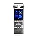 Produktbild ZYJ Digital Voice Recorder, 800mAh 16GB USB Voice Recorder mit MP3 Player, Stereo HD Recording Voice Recorder für Vorträge - Schwarz
