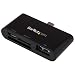 Produktbild StarTech FCREADU2OTGB On-The-Go USB Kartenleser für mobil OTG SD/Micro SD/SDHC/SDXC Karte schwarz