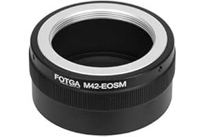 Fotga AF M42 Linse mit Schraubrahmen für Canon EOS M M2 M3 M5 M10 M50 M100 EF-M Adapterring für spiegellose Kameras
